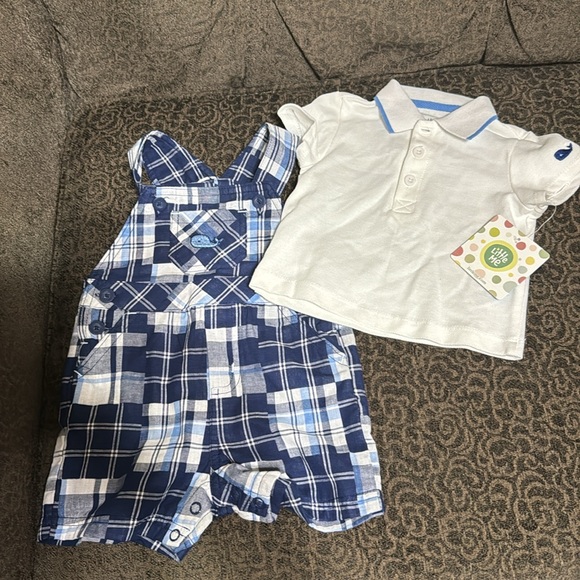 Little Me Baby overalls.  6mos - Picture 8 of 8